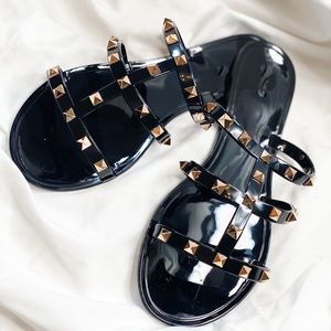Gold Studded sandals